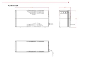 یو پی اس هایک ویژن مدل Hikvision DS-UPS1000 1 یو پی اس هایک ویژن مدل Hikvision DS-UPS1000
